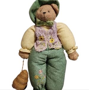 21" Vintage Plus Chenille Country Bear